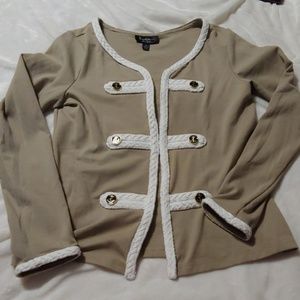 Katherine New York Khaki Nautical Jacket